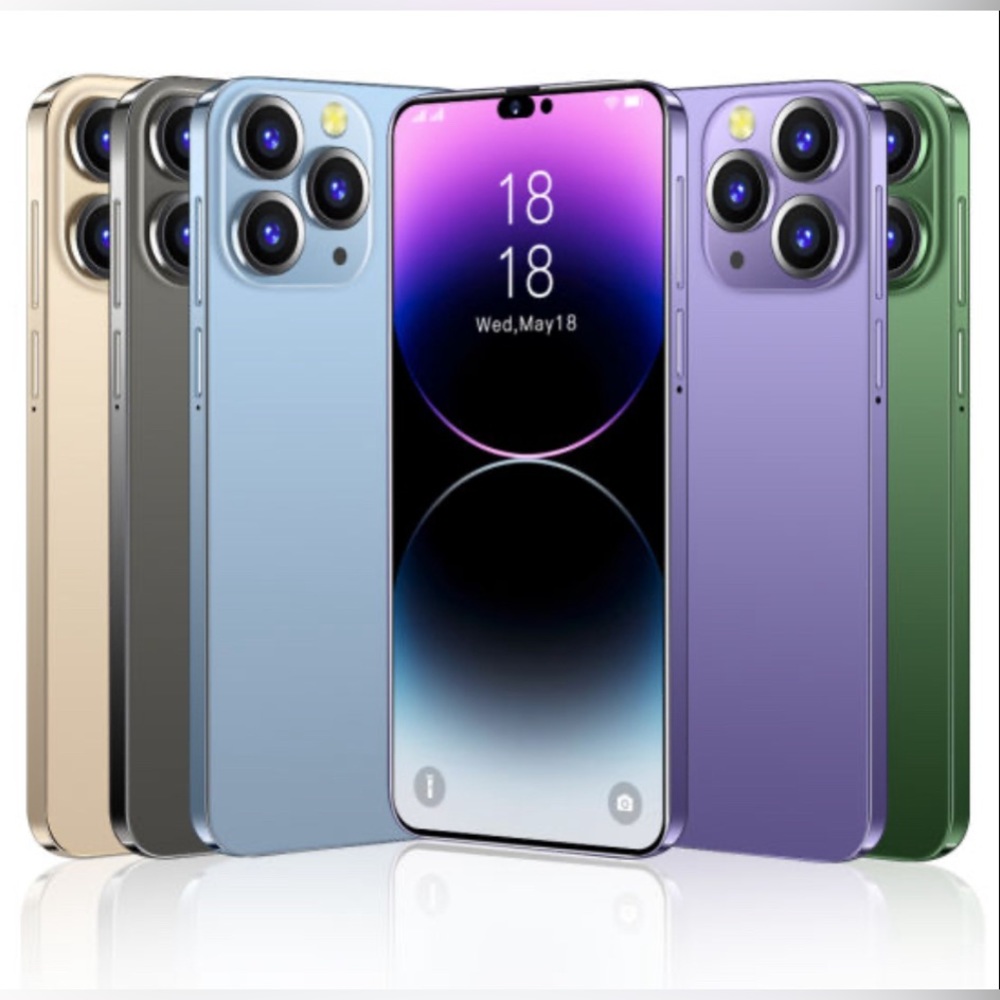 6.8 Inch 16GB+ 512GB Android Smart Phone 10 Core 5g Let Phone Global Edition - Picture 1 of 5